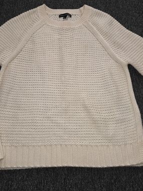 Banana Republic Women's Cream Knit Pullover Sweater